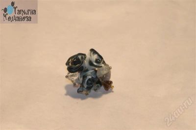 Лот: 587469. Фото: 1. Кольцо "Черно-белые розы",авторская... Кольца, перстни