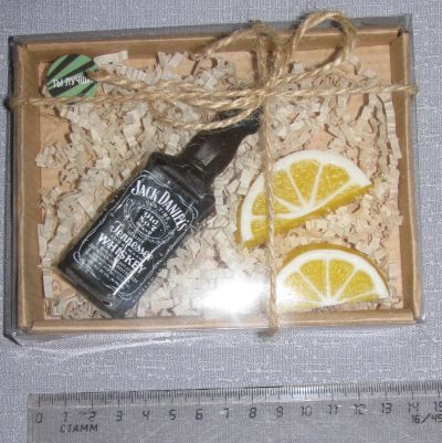 Лот: 19970952. Фото: 1. набор виски джек дениэлс и 2 лимона... Мыло ручной работы