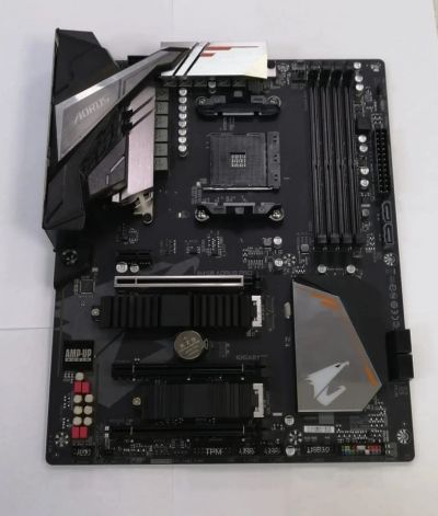 Лот: 17345180. Фото: 1. MB Gigabyte B450 AORUS PRO 185150037926. Материнские платы