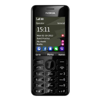Лот: 4576988. Фото: 1. nokia 206 2-сим экран 2.4", 240x320... Кнопочные мобильные телефоны