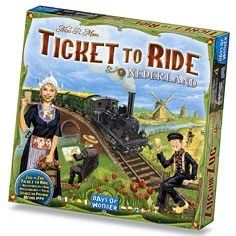 Лот: 3810888. Фото: 1. Билет на поезд Нидерланды (Ticket... Детские настольные игры