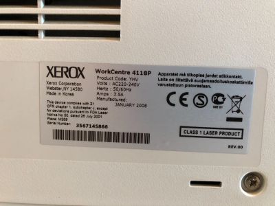 Лот: 11912963. Фото: 1. Мфу Xerox work centre 4118p. МФУ и копировальные аппараты
