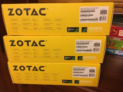 Лот: 14085450. Фото: 1. Новая Zotac GeForce GTX 1060 AMP... Видеокарты