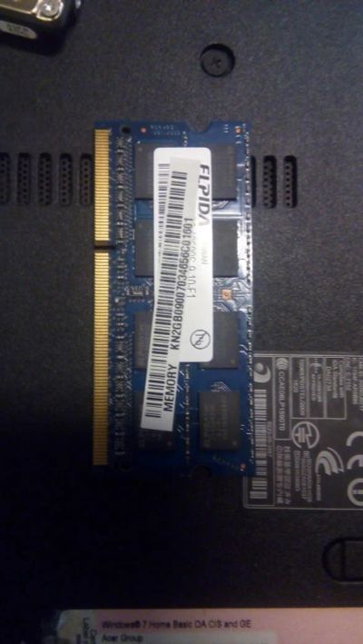 Лот: 5307678. Фото: 1. Elpida DDR3 SO-DIMM 2GB PC3-10600S-9-10-F1. Оперативная память
