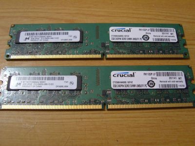 Лот: 3191144. Фото: 1. Оперативная память Crucial PC2-6400... Оперативная память