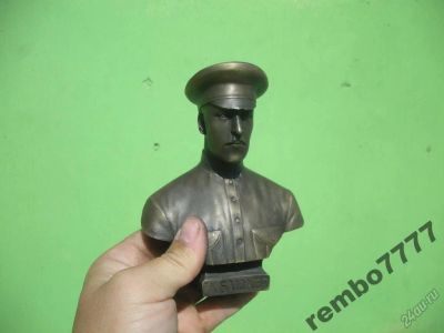 Лот: 5823823. Фото: 1. бюст блюхер.бронза.14см.лидер... Скульптуры