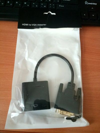 Лот: 14986835. Фото: 1. переходник DVI VGA. Шлейфы, кабели, переходники