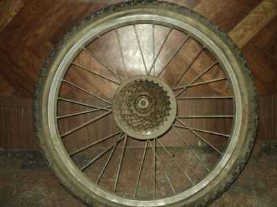 Лот: 7961898. Фото: 1. Колесо 20" заднее всборе с блоком... Запчасти