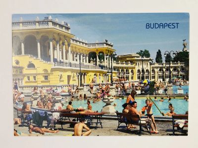 Лот: 23296347. Фото: 1. Венгрия. Будапешт. Купальня Сеченьи... Открытки, конверты
