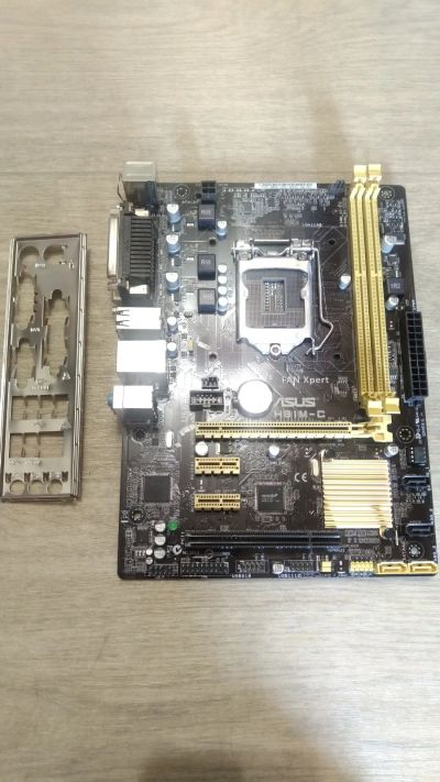 Лот: 16495379. Фото: 1. Asus H81M-C (Сгорела микросхема... Материнские платы
