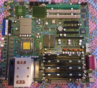 Лот: 18455198. Фото: 1. Системная плата Supermicro X7DB3... Материнские платы