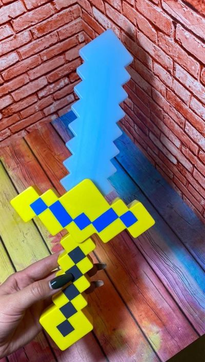 Лот: 15240176. Фото: 1. меч алмазный Minecraft майнкрафт... Военная тема