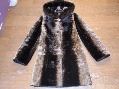 Лот: 1180798. Фото: 1. Продам шубку мутон, капюшон с... Верхняя одежда