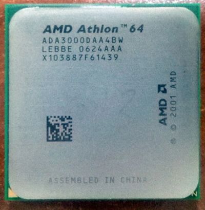 Лот: 11357377. Фото: 1. Процессор AMD Athlon 64 3000+. Процессоры