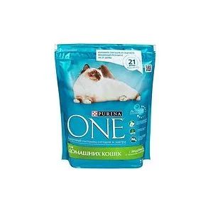 Лот: 8198489. Фото: 1. ONE Indoor Formula для кошек Сухой... Корма