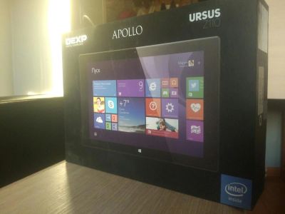 Лот: 6556877. Фото: 1. Dexp Ursus z110, полноценная Windows... Планшеты