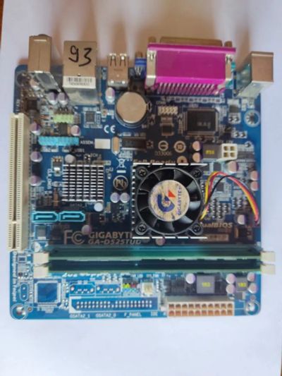 Лот: 20275166. Фото: 1. материнская плата mini-itx atom... Материнские платы