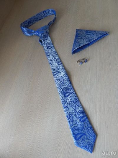 Лот: 10015578. Фото: 1. Набор галстук, запонки, платок... Галстуки