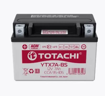 Лот: 21726388. Фото: 1. Аккумулятор Totachi CMF YTX7A-BS... Аккумуляторы