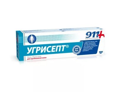 Лот: 25073198. Фото: 1. 911 гель д лица Угрисепт 100мл. Лекарства