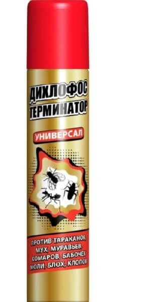 Лот: 19257636. Фото: 1. Дихлофос универсальный Терминатор... Средства от насекомых и грызунов