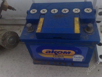 Лот: 404620. Фото: 1. аккумулятор АКОМ-норд. Электрооборудование