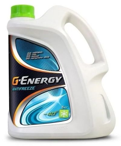 Лот: 16644943. Фото: 1. Антифриз G-Energy зеленый 5кг. Средства по уходу