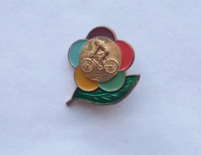 Лот: 23700112. Фото: 1. Значок Фестиваль 1957 Велосипед... Сувенирные