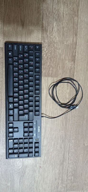 Лот: 19822481. Фото: 1. Клавиатура sven 304 USB + HUB. Клавиатуры для ноутбуков