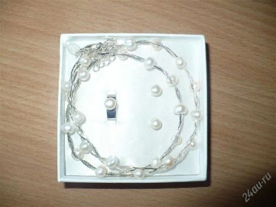 Лот: 1855965. Фото: 1. Набор бижутерии из металла со... Колье