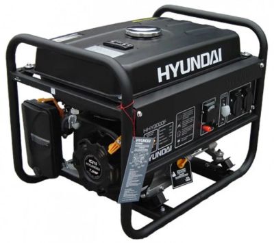 Лот: 7156354. Фото: 1. Электрогенератор бензиновый Hyundai... Бензо-, мотоинструмент