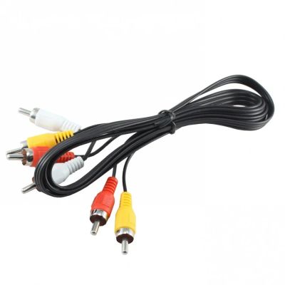 Лот: 14323692. Фото: 1. Видеошнур 3 RCA - 3 RCA 1,5м. Шлейфы, кабели, переходники