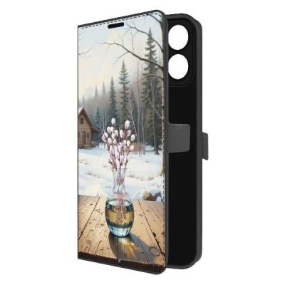 Лот: 25383022. Фото: 1. Чехол Krutoff Eco Book "Верба... Чехлы, бамперы