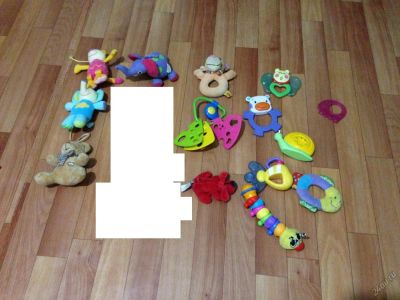 Лот: 6139057. Фото: 1. 14 брендовых игрушек-погремушек... Для младенцев