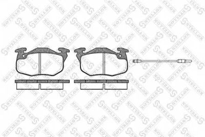 Лот: 25854000. Фото: 1. Колодки дисковые п. Peugeot 205... Двигатель и элементы двигателя