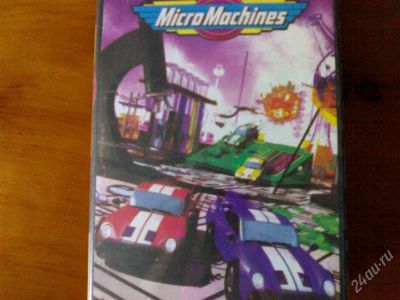 Лот: 1091390. Фото: 1. Игра Micro Machines для Sega Mega... Игры для консолей