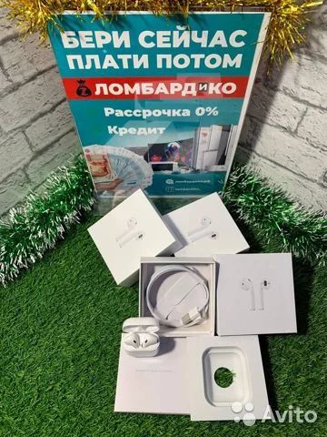 Лот: 18419296. Фото: 1. Беспроводные наушники Apple AirPods... Наушники, гарнитуры