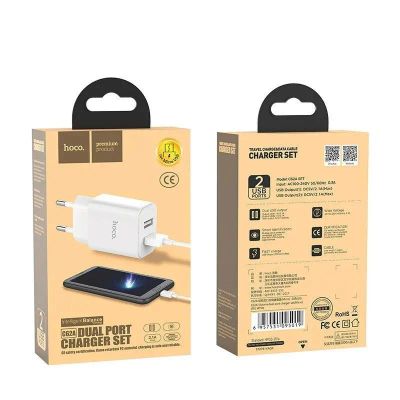 Лот: 22150639. Фото: 1. СЗУ HOCO C62A dual USB port 2... Зарядные устройства, блоки питания, адаптеры сетевые для смартфонов
