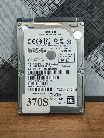Лот: 19919318. Фото: 1. Жесткий диск SATA-II 2,5 Hitachi... Жёсткие диски (HDD)