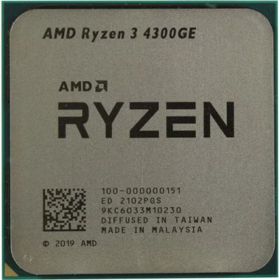 Лот: 18885824. Фото: 1. Процессор AMD AM4 Ryzen 3 4300GE... Процессоры