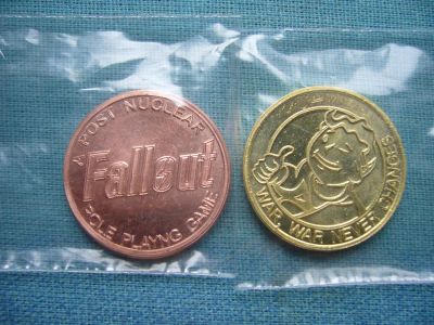 Лот: 3937437. Фото: 1. Монета "Fallout" красноярской... Россия после 1991 года