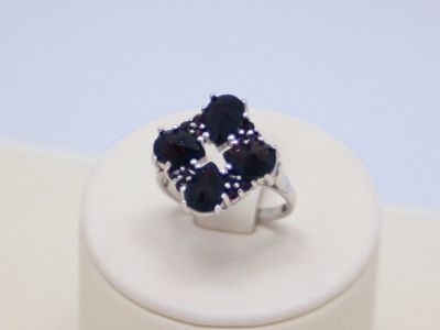 Лот: 14730470. Фото: 1. СЕРЕБРЯНОЕ КОЛЬЦО С ГРАНАТОМ 3... Кольца, перстни