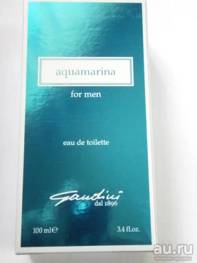 Лот: 13489070. Фото: 1. Gandini 1896 Aquamarina for Men... Мужская парфюмерия