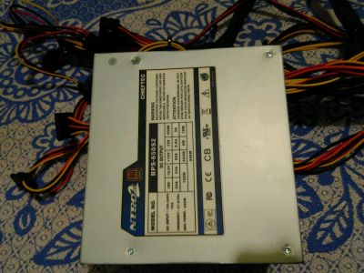 Лот: 8274981. Фото: 1. Блок питания Chieftec BPS-650S2... Корпуса, блоки питания