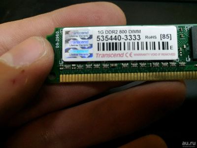 Лот: 10787905. Фото: 1. Оперативная память transcend 1Gb... Оперативная память