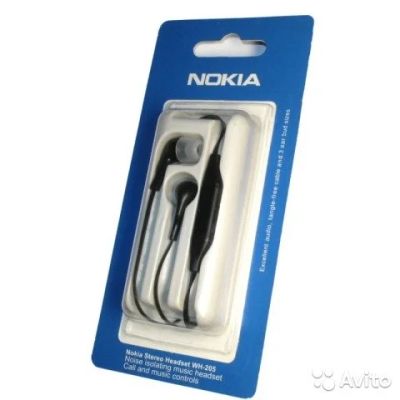 Лот: 11528802. Фото: 1. Гарнитура Nokia WH-701 черная... Красноярск