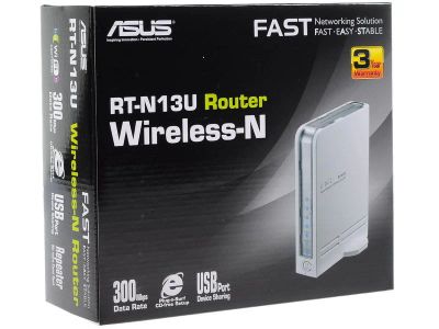 Лот: 6887434. Фото: 1. Маршрутизатор (роутер) ASUS RT-N13U. Маршрутизаторы (роутеры)
