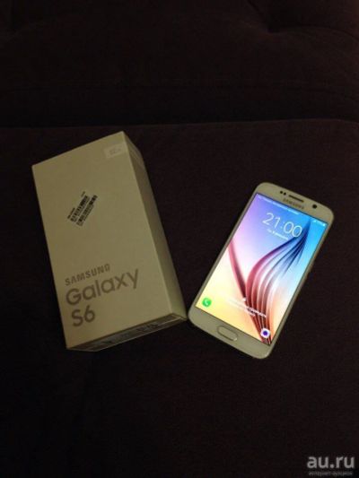 Лот: 9036611. Фото: 1. Samsung Galaxy S6 Белый. Смартфоны