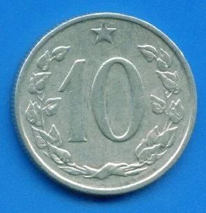 Лот: 9612012. Фото: 1. Чехословакия 10 геллеров 1967... Европа