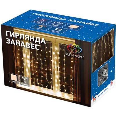 Лот: 24984349. Фото: 1. Электрогирлянда NEON-NIGHT "Дождь... Гирлянды, шарики, новогодние аксессуары